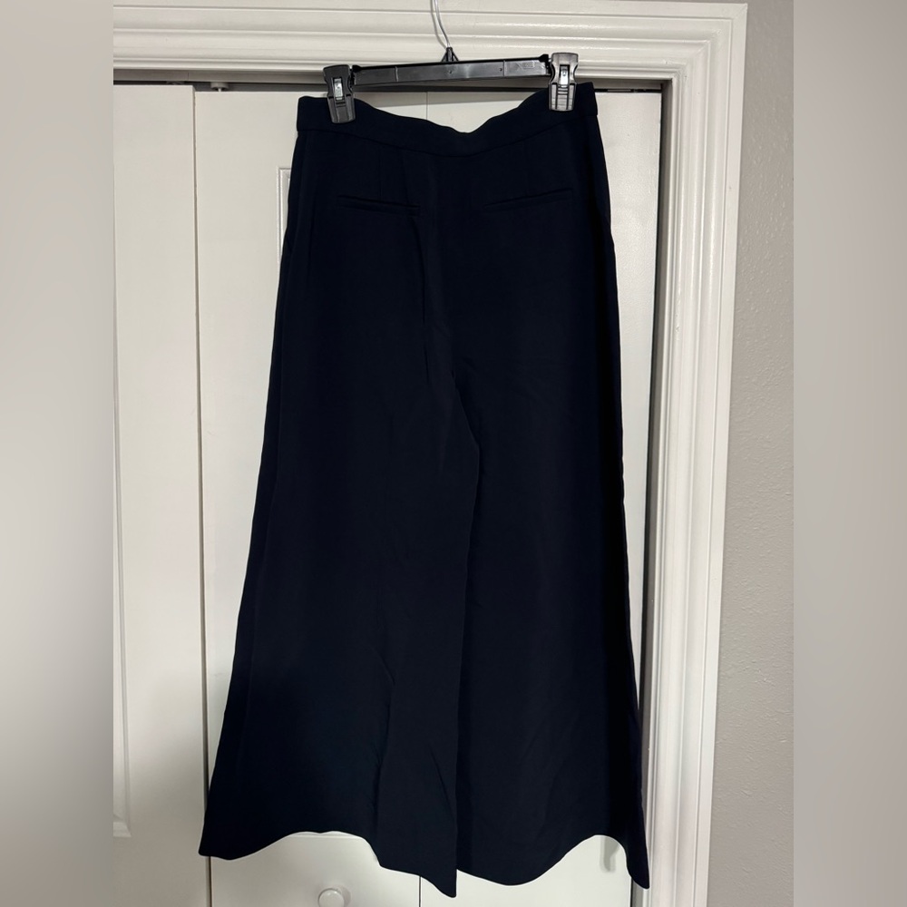 Rosetta Getty Navy Wide-Leg Pants - Picture 4 of 5